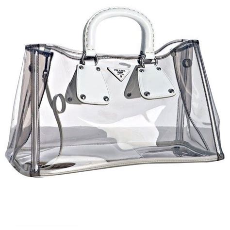 prada transparent pic of bag|clear bags for spring.